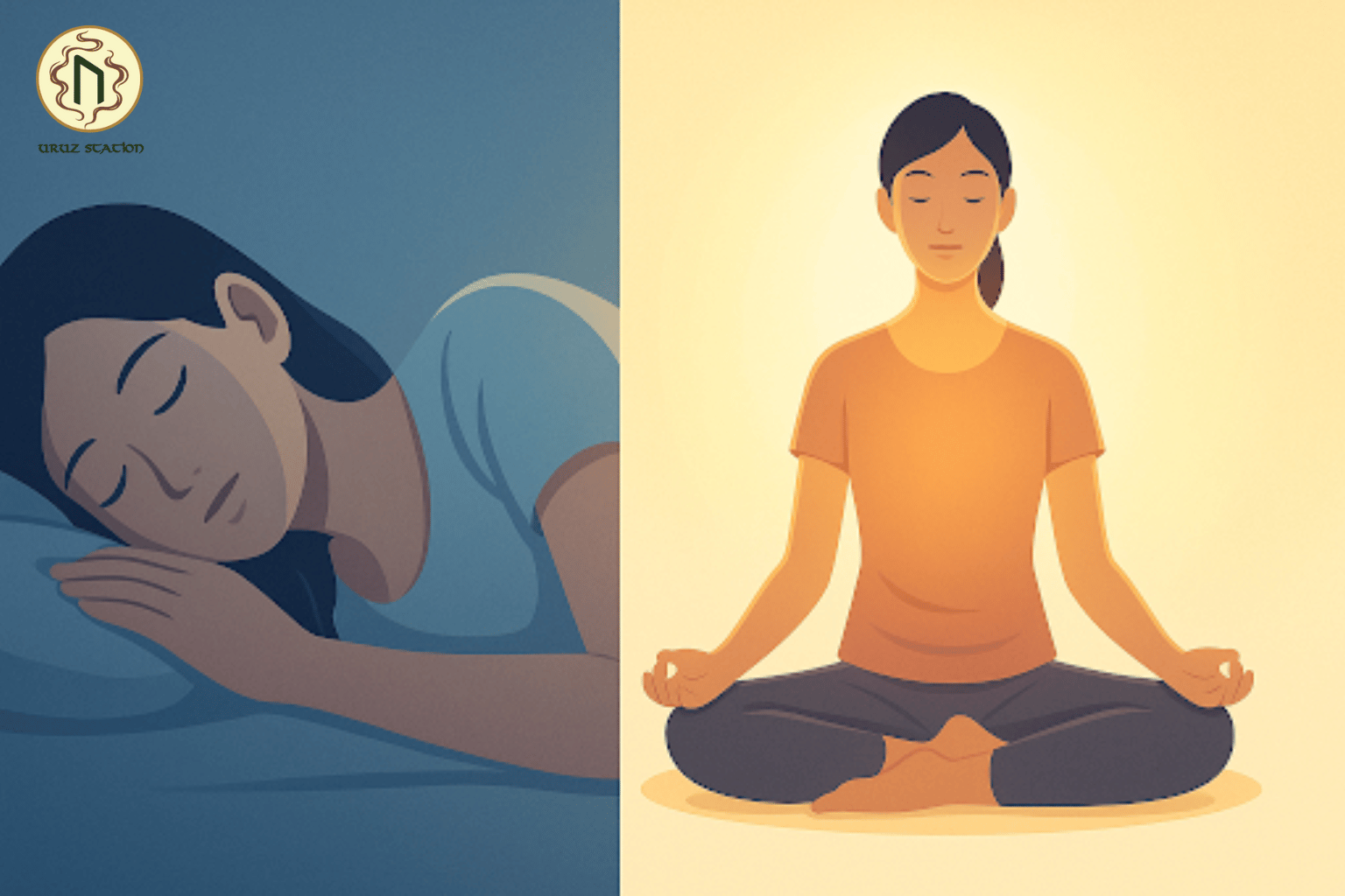 So sánh thiền có thay thế cho ngủ