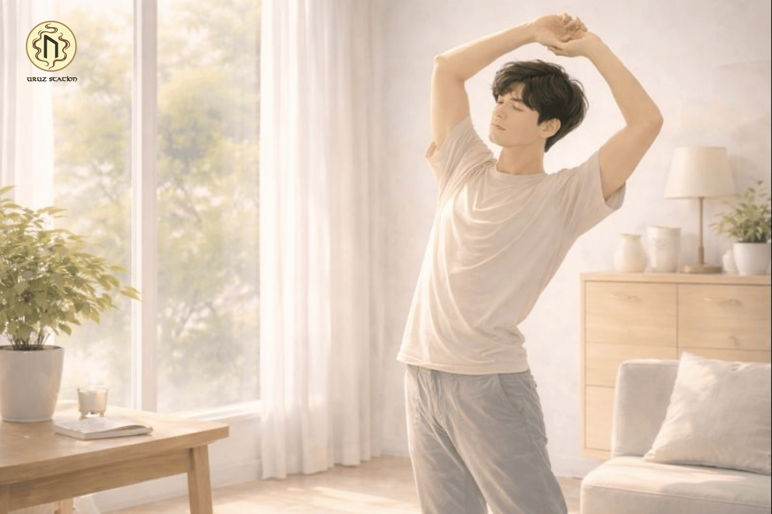 Tập yoga nhẹ hoặc vận động nhẹ cũng là một cách để tái tạo năng lượng