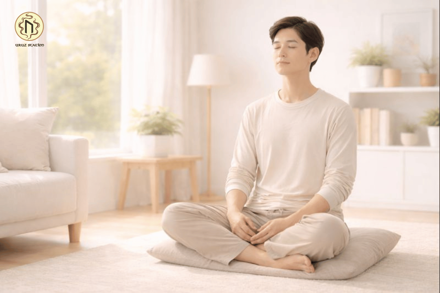 Nhắm mắt, tự nhủ bản thân trong từng nhịp thở