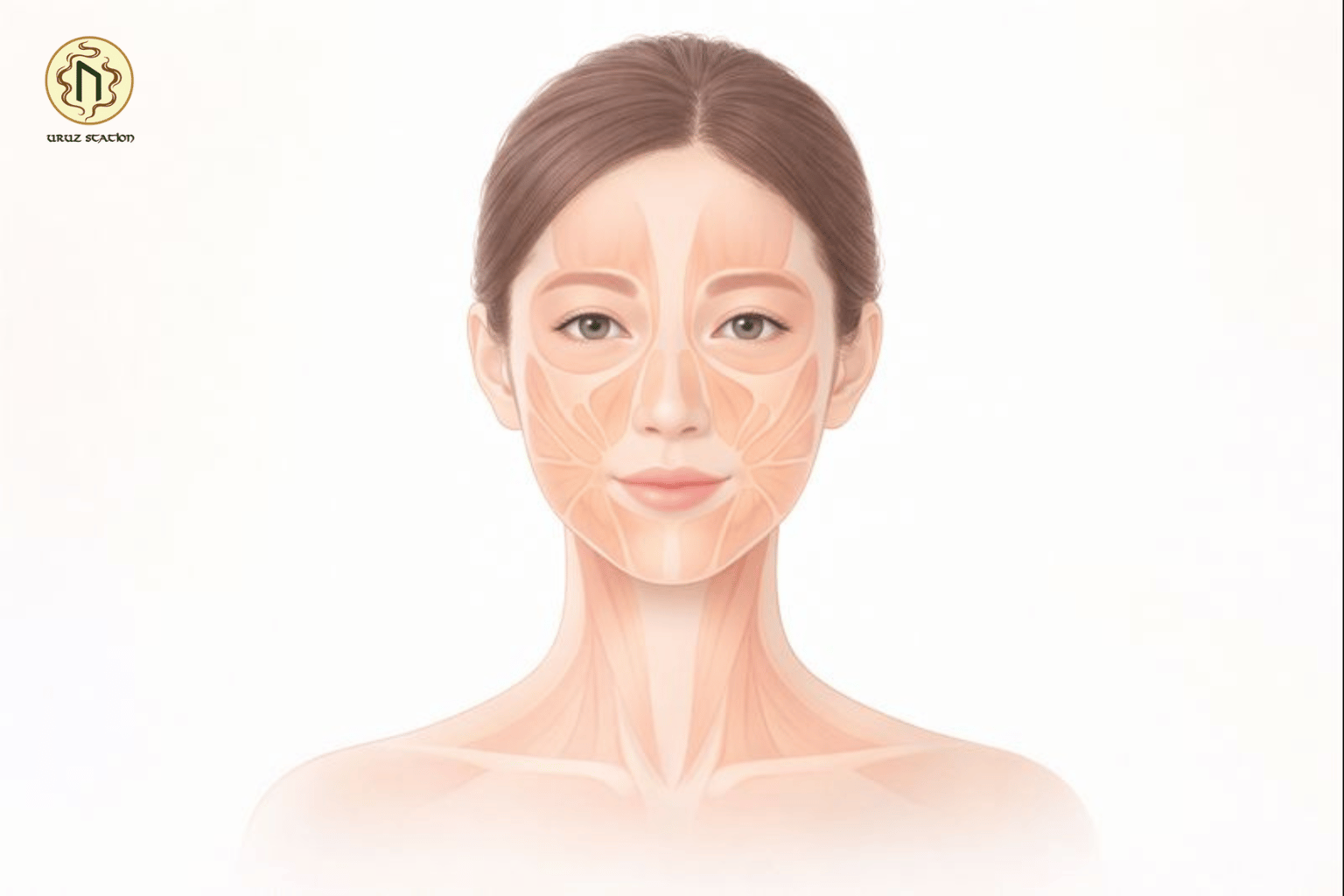 Yoga mặt tác động trực tiếp lên các nhóm cơ dưới da – yếu tố quyết định độ săn chắc và hình dáng gương mặt