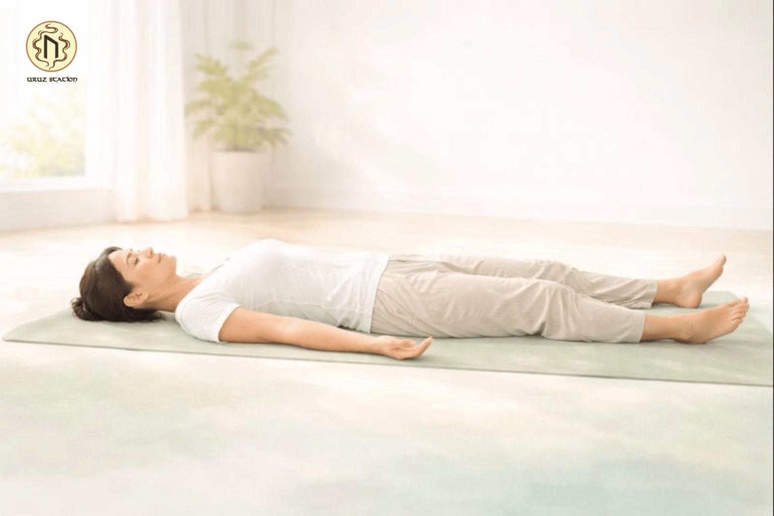 Trạng thái thư giãn và cân bằng sau khi tập