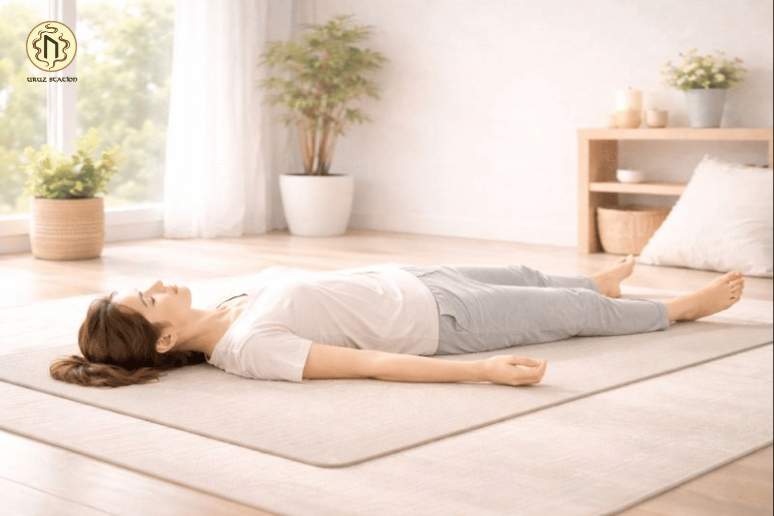 Bài yoga thanh tẩy với tư thế nằm thả lỏng