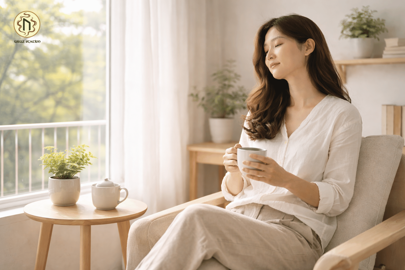 Lối sống chậm bắt đầu từ những khoảnh khắc bình yên đơn giản mỗi sáng – một tách trà, một khoảng lặng, một nhịp thở sâu