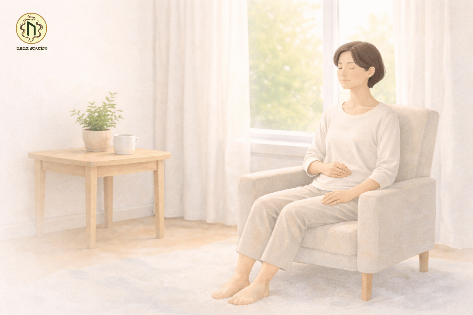 Chỉ cần cảm nhận hơi thở và điểm tiếp xúc – không cần tạo cảm giác đặc biệt