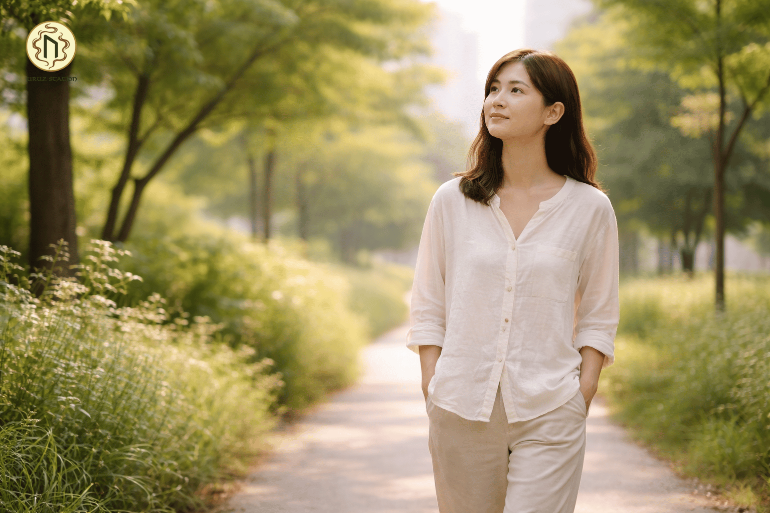 Chăm sóc tinh thần bắt đầu từ những hành động đơn giản như đi bộ chậm và lắng nghe cơ thể