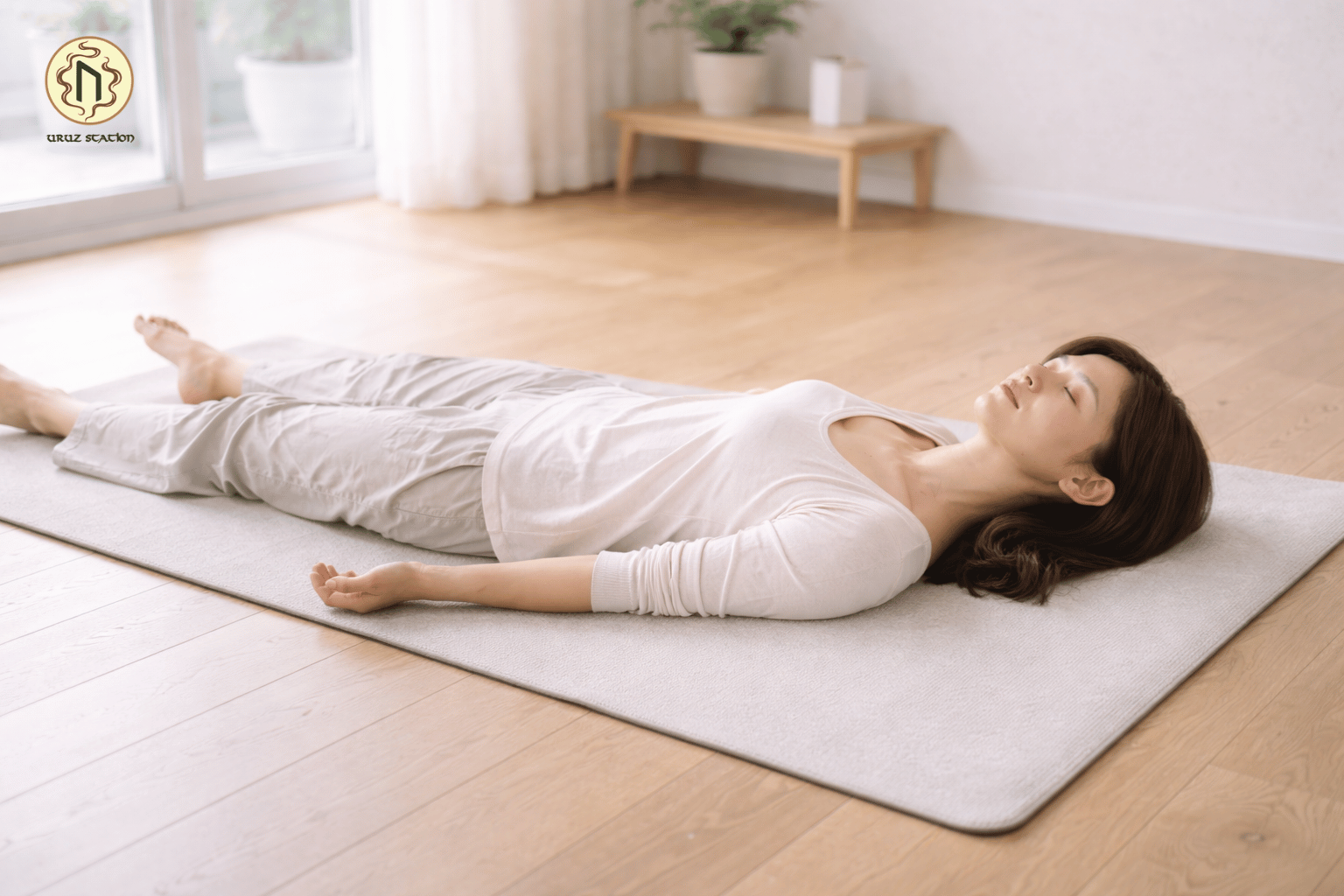 Tư thế được nâng đỡ giúp cơ thể bắt đầu thả lỏng tự nhiên