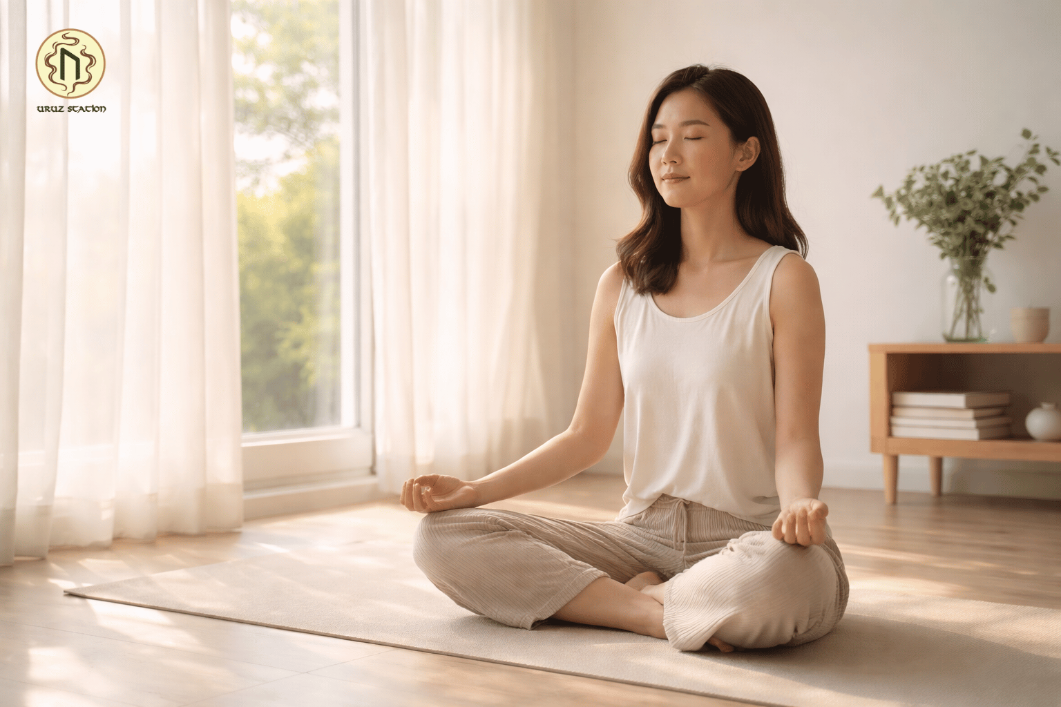 Thiền sáng sớm trong không gian yên tĩnh giúp khởi động ngày mới với sự tỉnh táo và năng lượng tích cực tự nhiên