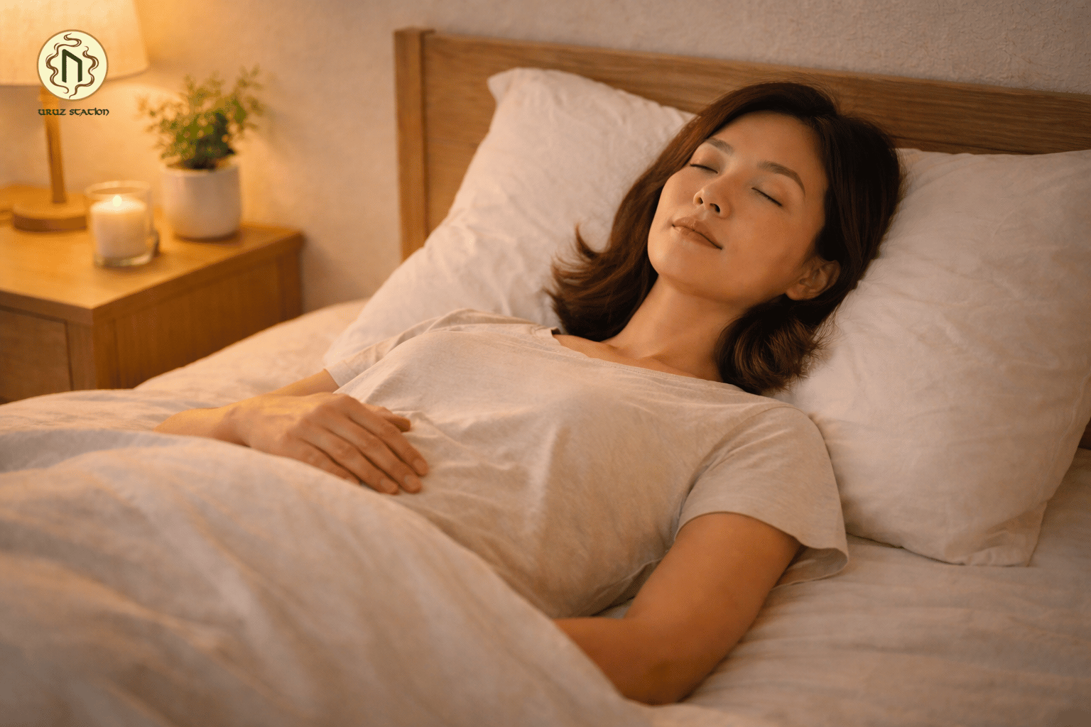 Kỹ thuật thở chậm trong thiền buổi tối giúp kích hoạt hệ thần kinh phó giao cảm, giảm căng cơ và giải tỏa áp lực tích tụ suốt cả ngày